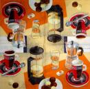 072 Coffee / Cafe - 3-ply (orange) - Ihr